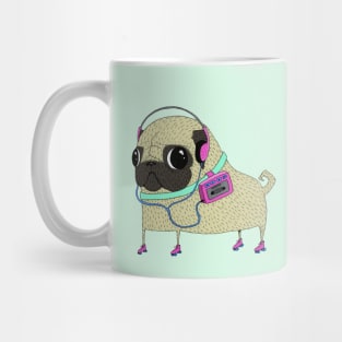 Roller pug Mug